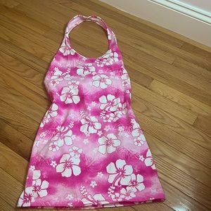 cute beach preppy halter dress from forever 21